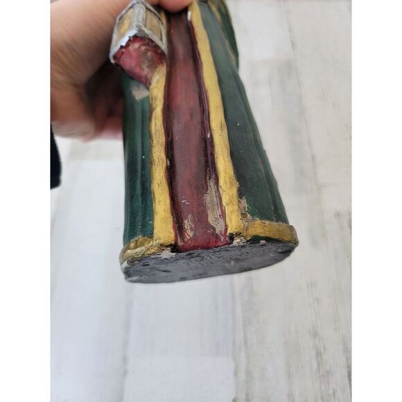 Folkart Santa Claus rustic Xmas Decor figure three kings man - Picture 14 of 15